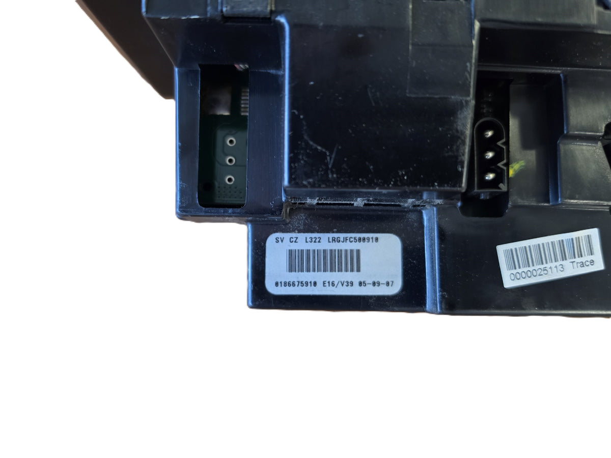 2007-2009 Land Rover Range Rover Temperature Control Panel