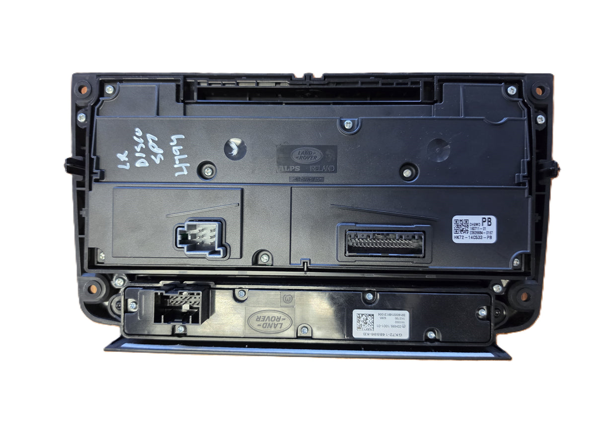 2017-2019 Land Rover Discovery Sport Temperature Control Panel