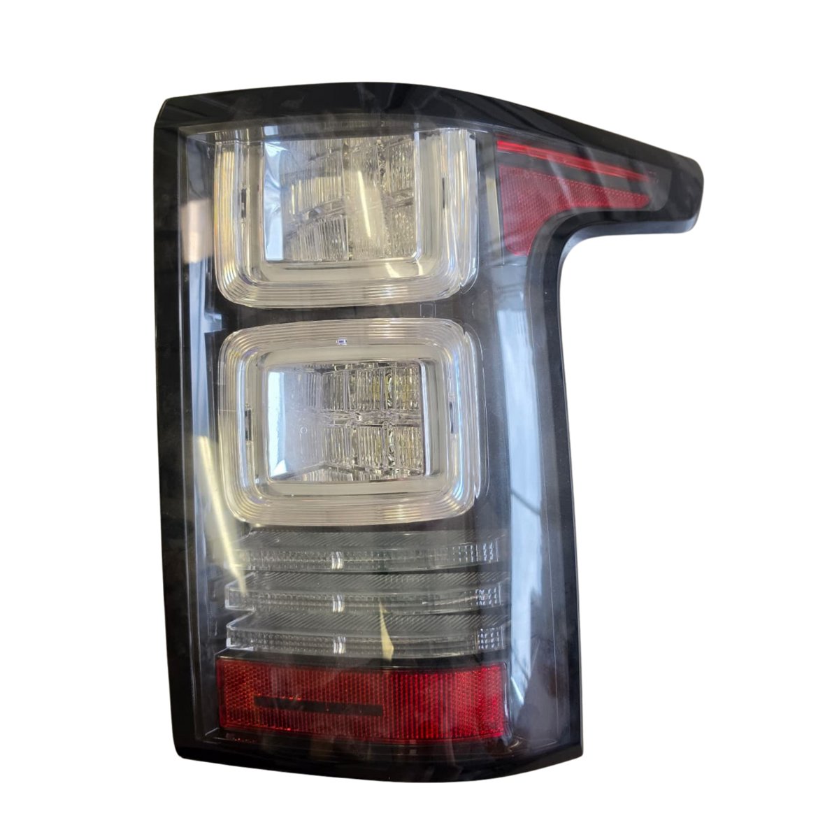 Roverland Parts Tail Light in sleek black design for enhanced vehicle visibility