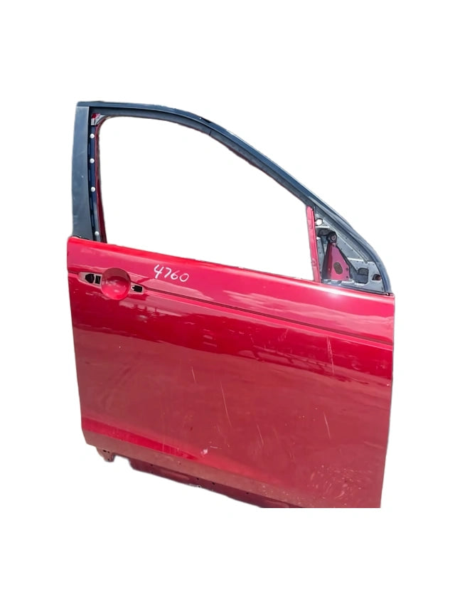 Roverland Parts red car Left Front Door replacement panel with handle and window frame