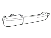 Discovery rear car door handle replacement part for vehicle repair