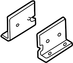 Land Rover Discovery Parts mounting brackets for CD Changer installation and secure fit