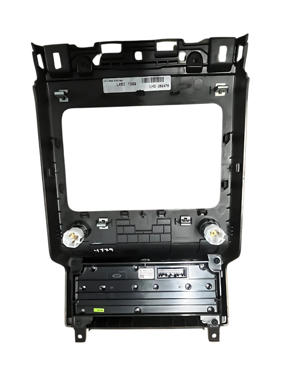 Roverland Parts black plastic control panel frame with mounting clips and connectors