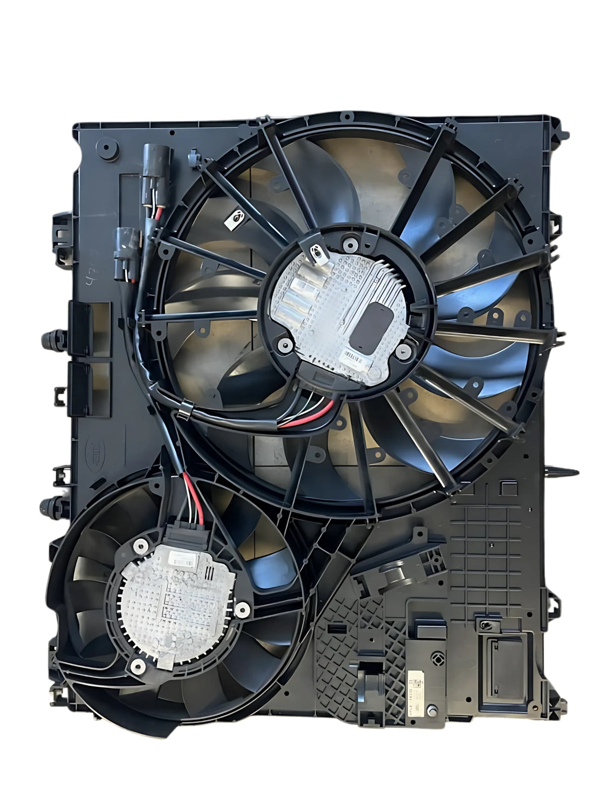 Cooling Fan Assembly for Range Rover Parts with Dual Fans and Wiring Harness