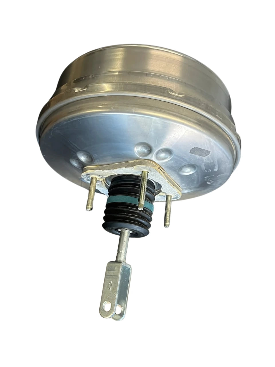 Roverland Parts Discovery Brake Booster metal automotive component with mounting studs and rubber seal