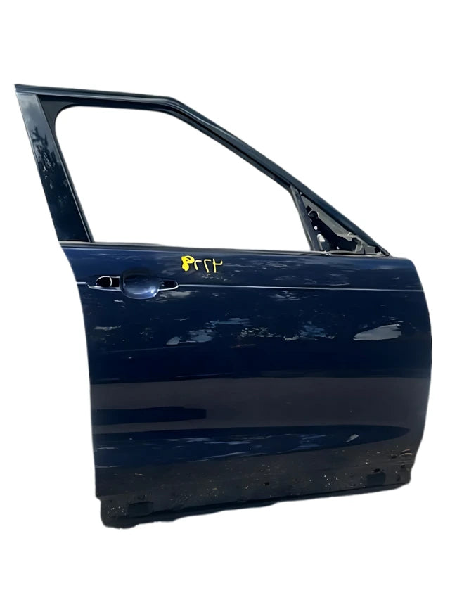 Roverland Parts blue front door for vehicle replacement with handle and window frame