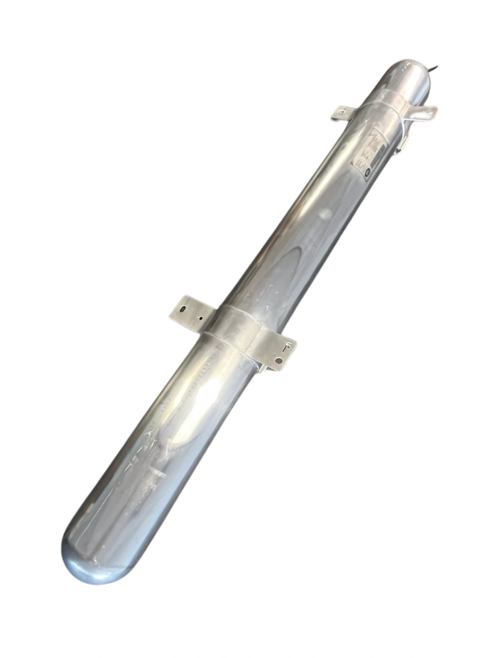 Roverland Parts shiny metal Air Suspension Tank with mounting brackets for vehicle suspension systems