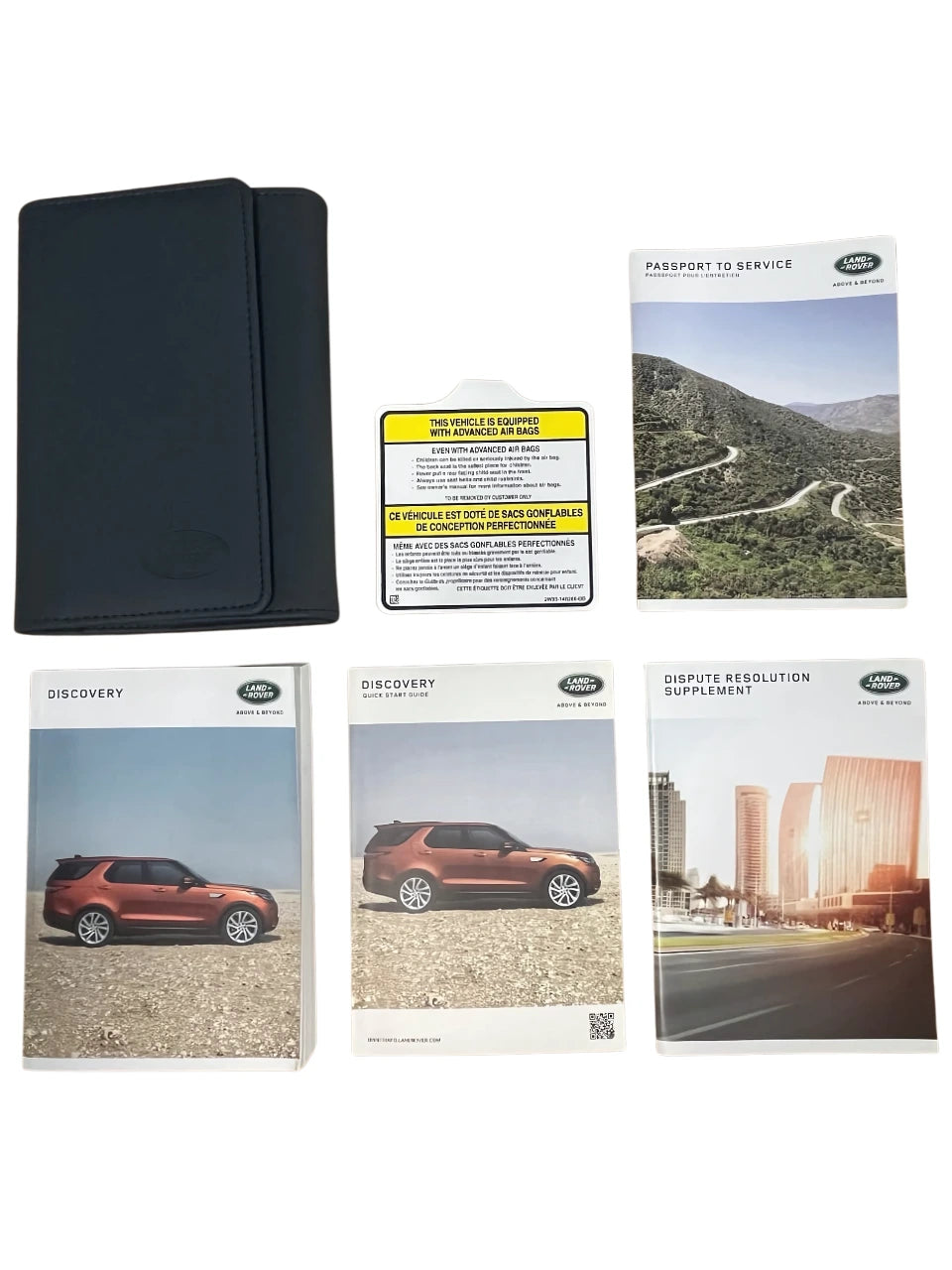 Roverland Parts Land Rover Discovery 2019 owner's manual and service book set with protective black cover