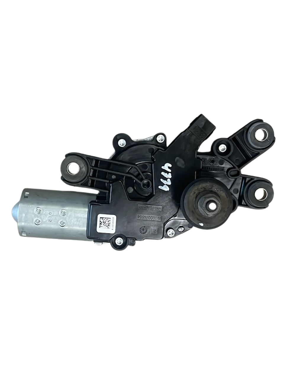 Land Rover Discovery Rear Wiper Motor replacement part by Roverland Parts in black and silver color