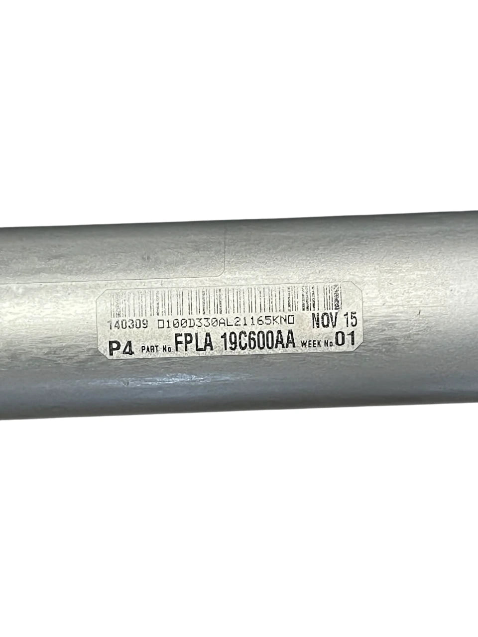 Close-up of a Range Rover Sport Diesel AC Condenser part label from Roverland Parts