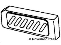 Discovery Parts black Subwoofer Trim Panel with vent design for vehicle audio system