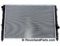 Discovery Radiator replacement part with aluminum cooling fins and side tanks