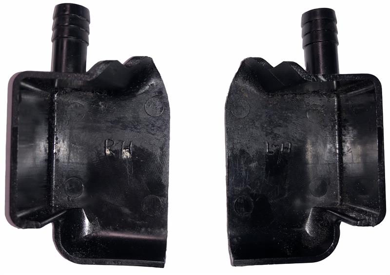 Black Land Rover Discovery Parts sunroof drainage tube components set for vehicle maintenance