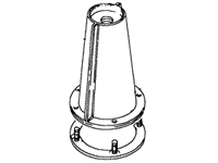 1990-1992 Range Rover Front Shock Turret Classic Suspension Part