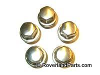 1990-1995 Range Rover stainless steel lug nuts set of 5
