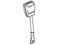 1994-1995 Land Rover Discovery I Left Front Seat Belt Buckle