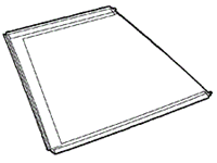 1995-1998 Range Rover quarter glass replacement part for rear side window panel