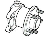 1995-2002 Range Rover 4.0 SE and 4.6 HSE left rear hub assembly