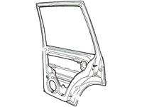 1995-2002 Range Rover Door - Right Rear replacement part for Range Rover vehicles