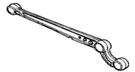 1999-2004 Land Rover Discovery II left front radius arm suspension part