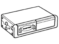 1999 Range Rover CD changer black car audio part for Range Rover vehicles