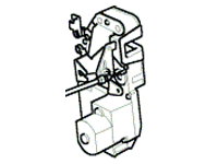 2000-2002 Range Rover 4.0 SE & 4.6 HSE Left Front Door Latch FQJ103290
