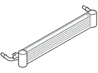 2003-2002 Discovery II transmission cooler part for vehicle cooling system