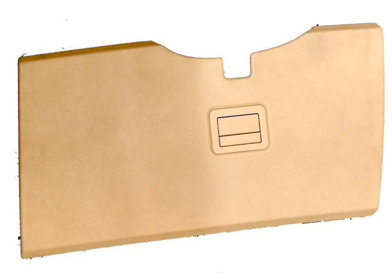 Beige Range Rover Parts Knee Bolster panel with rectangular cutout for interior vehicle repair