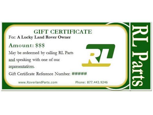 RL Parts - Gift Card ($50.00 Value)