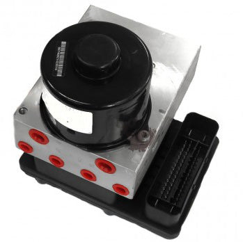 Freelander ABS Modulator automotive part with multiple ports and electrical connector