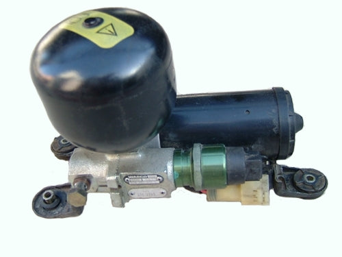 Range Rover ABS Pump replacement part for vehicle braking system with black and metallic components