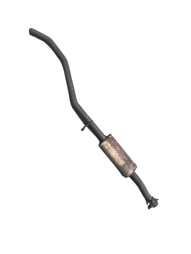 Roverland Parts Front Muffler steel bent exhaust pipe with cylindrical resonator for vehicle