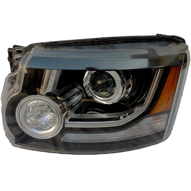 Land Rover LR3 and LR4 Headlight Assembly front right projector lamp with clear lens and amber reflector
