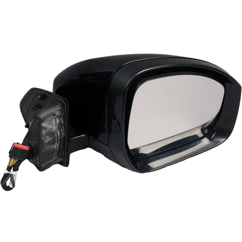 Glossy black replacement side Mirror assembly for Land Rover LR3 LR4 with wiring connector