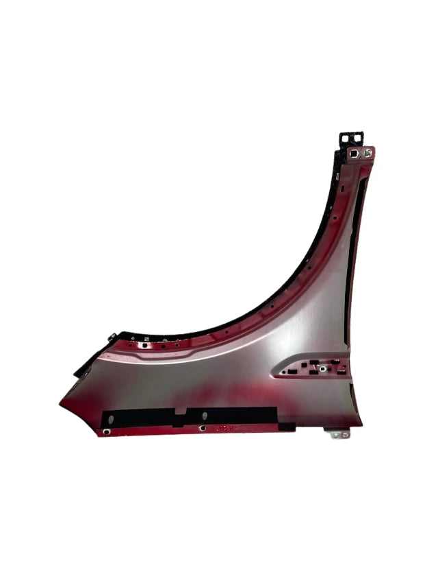 Roverland Parts Right Front Fender red metallic OEM replacement panel with mounting holes and inner liner