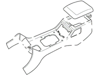 Discovery Parts Alpaca Console Housing for Enhanced Vehicle Interior Durability