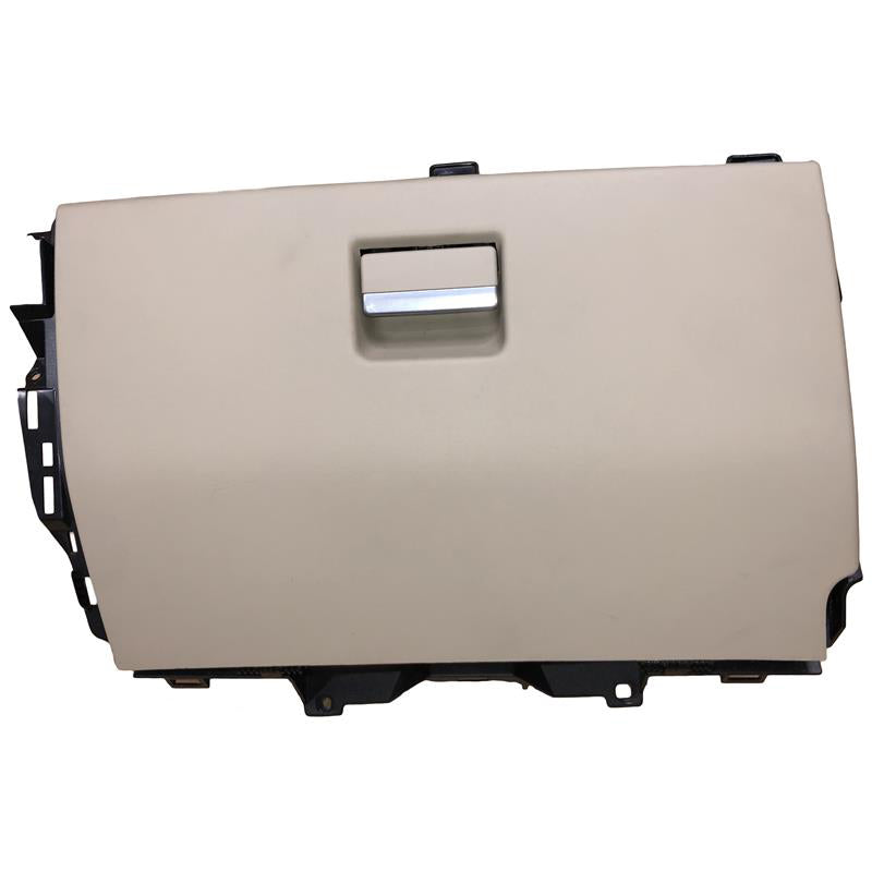 Land Rover Evoque Parts glove box assembly in beige with handle for interior replacement