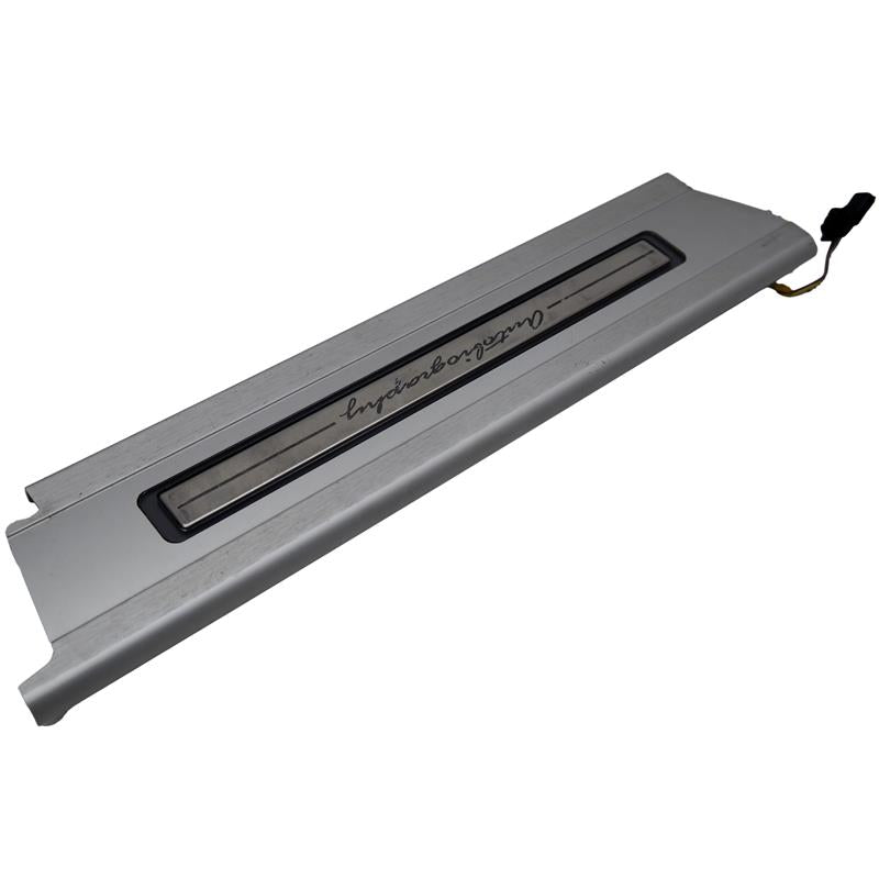 Land Rover Range Rover Sill Plate replacement part in silver with signature branding