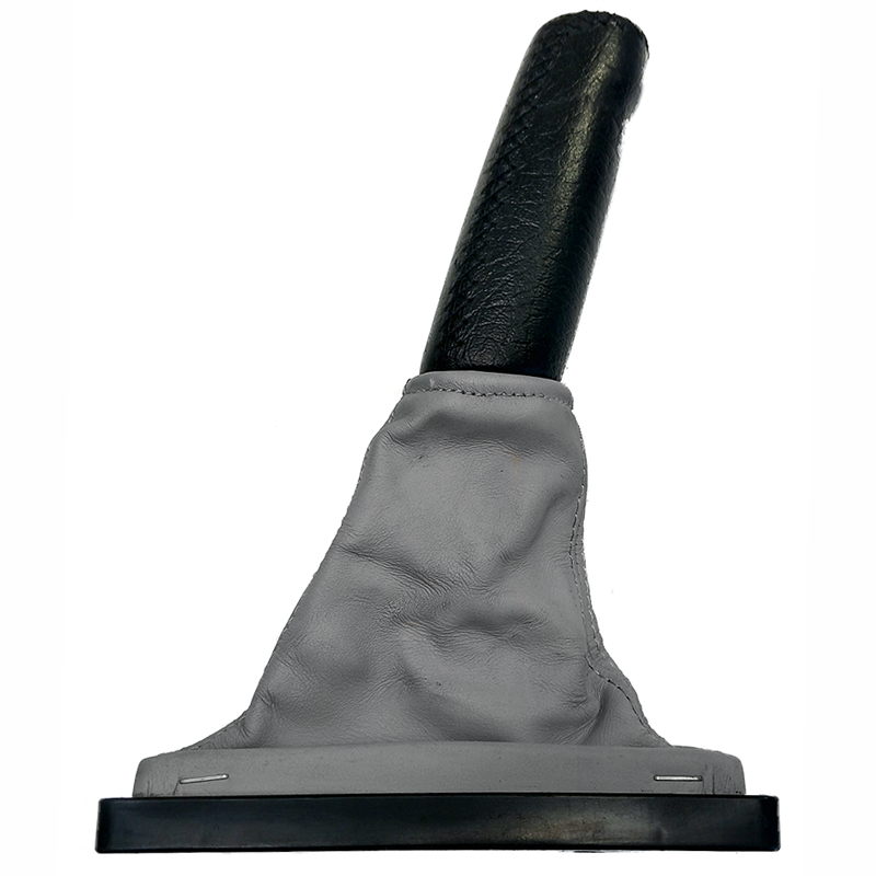 Land Rover Range Rover brake handbrake lever cover in black and gray leather