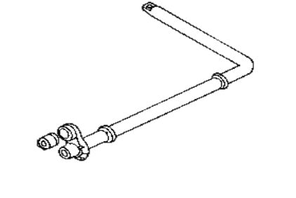 Discovery Parts rear sway bar illustrated for vehicle suspension stability