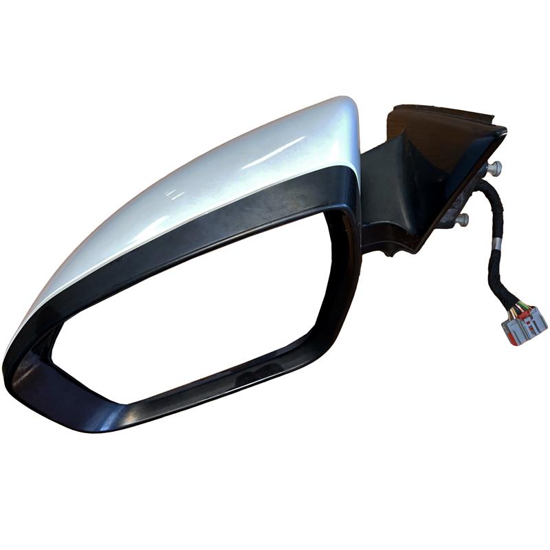 Land Rover Evoque Parts silver and black side view mirror with connector plug