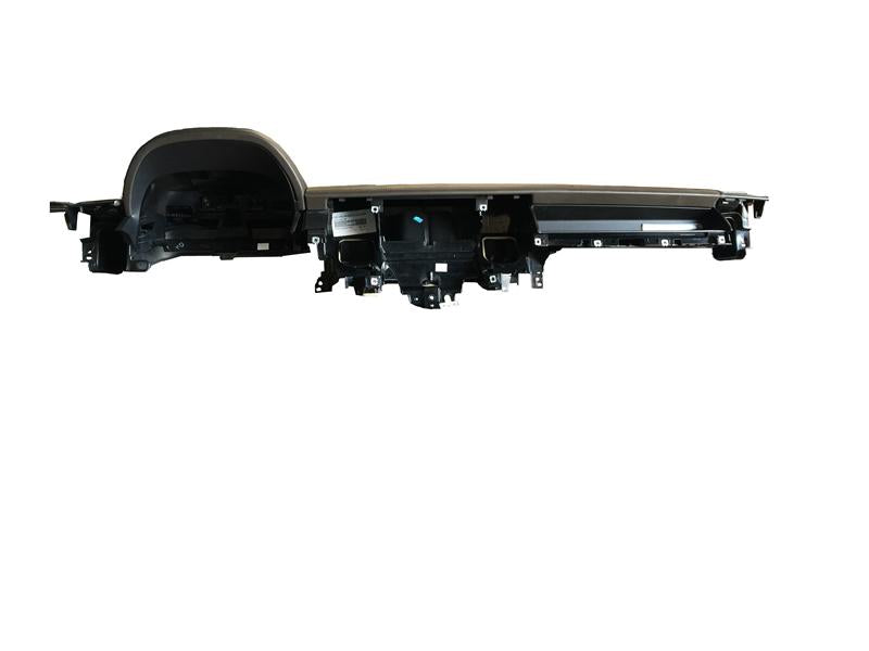 Black interior dashboard panel for Range Rover with multiple mounting points and structural design