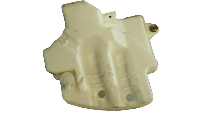 Range Rover windshield washer fluid reservoir tank replacement part in white plastic