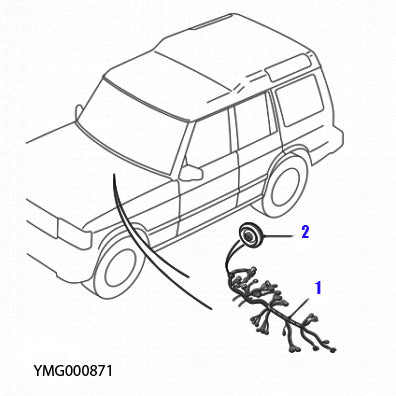 Discovery Parts harness wiring diagram for vehicle electrical connections