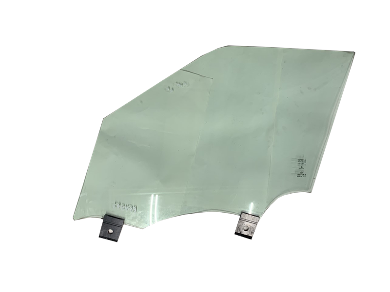 Range Rover Door Glass replacement panel with mounting clips OEM green tinted window glass
