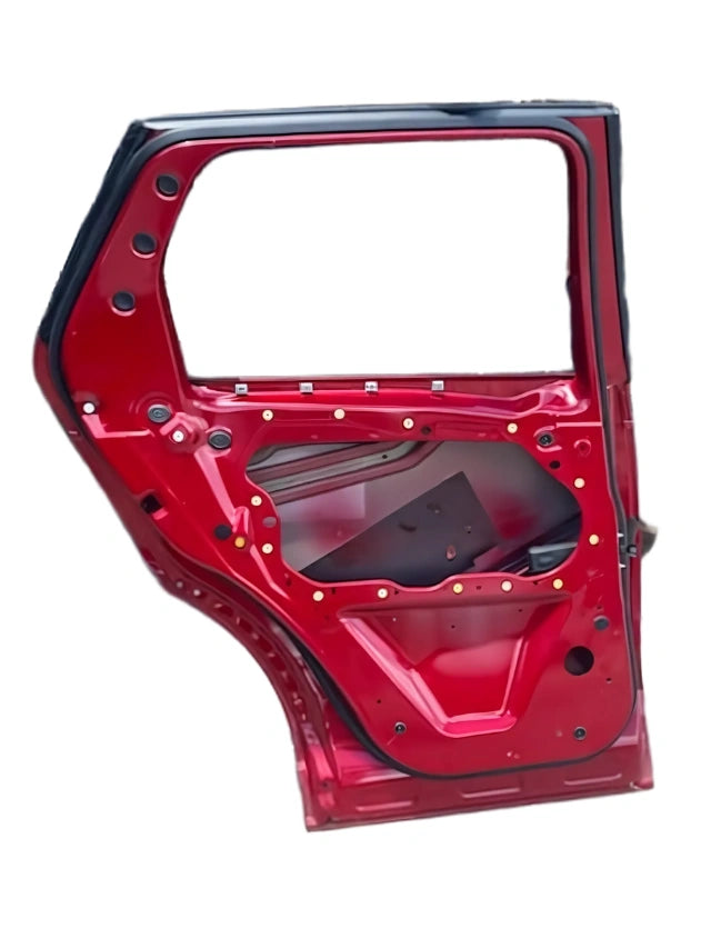 Roverland Parts Left Rear Door red metal car rear passenger door shell replacement with mounting holes