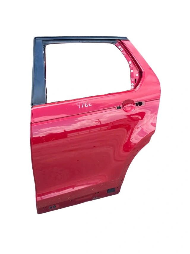 Roverland Parts red Left Rear Door panel for vehicle with handle opening and no window glass