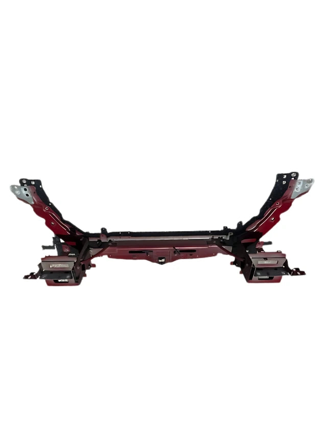 Roverland Parts Radiator Core Support metal front end crossmember painted red for vehicle repair and mounting