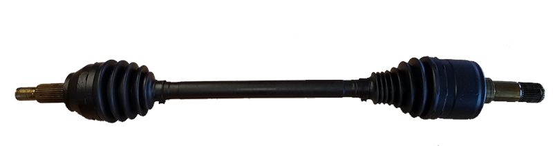 Range Rover axle shaft with durable rubber boots for secure drivetrain performance