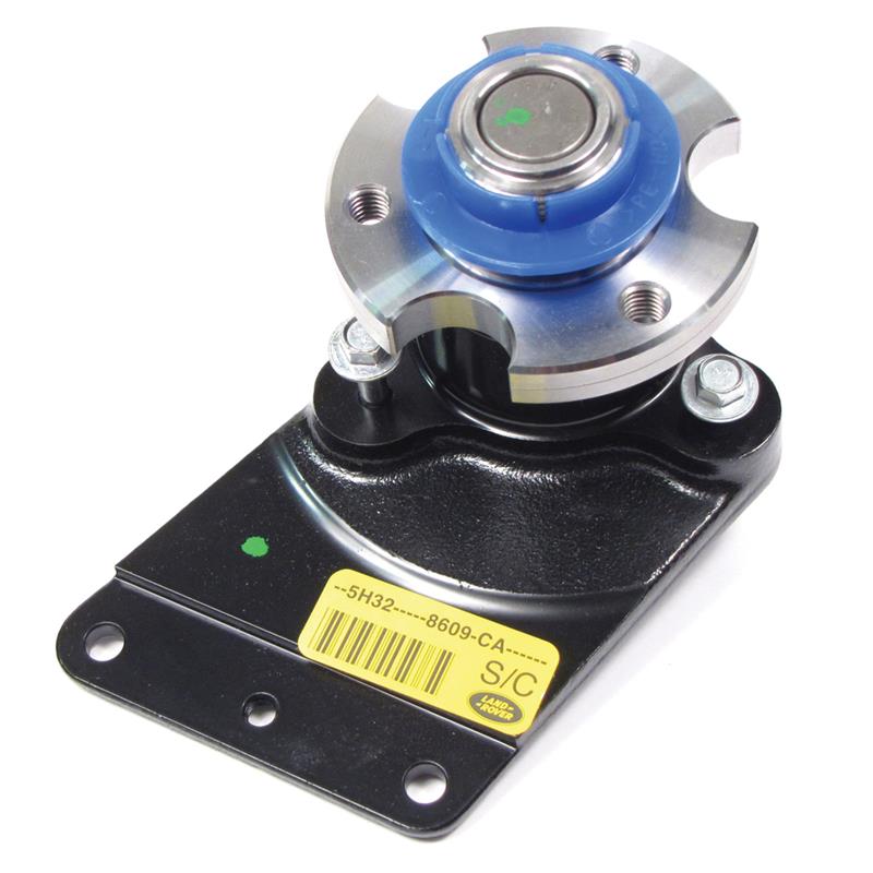 Land Rover Range Rover belt tensioner part with metal and blue components for engine system
